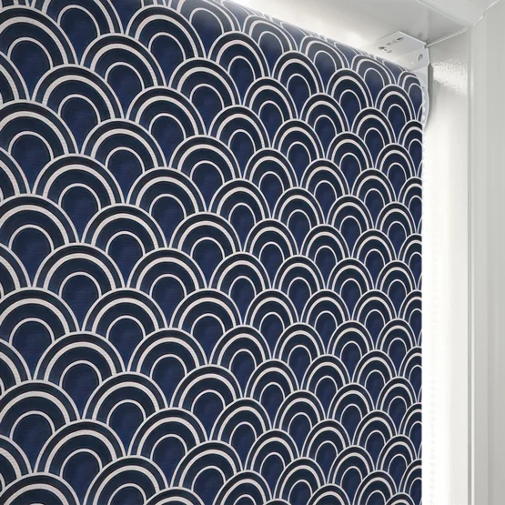 Sonova Studio Kibo Stripe Indigo Blue roller