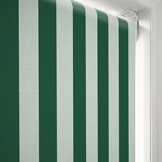 Sonova Studio Whitby Stripe Hunters Green roller