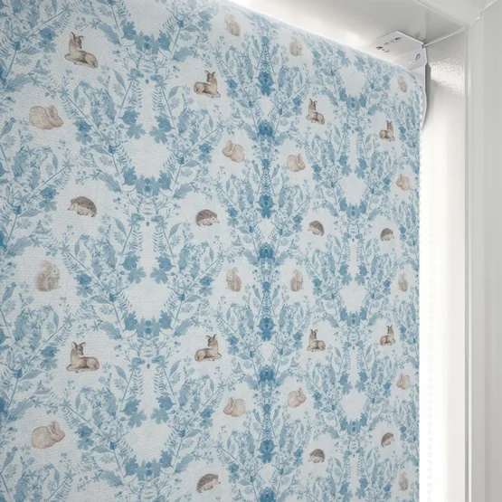 Sonova Studio Woodland Damask Cornflower Blue roller