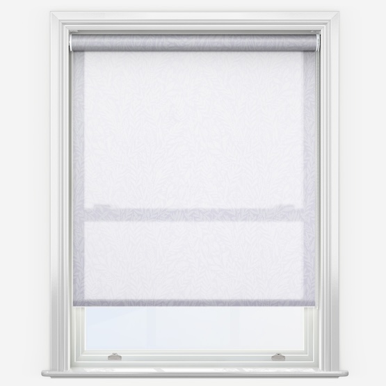 Petal Voile White Roller Blind