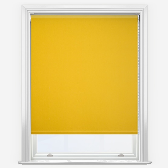 Pop Blackout Saffron Roller Blind