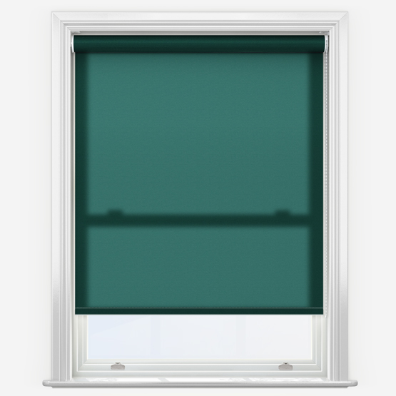 Deluxe Plain Forest Green Roller Blind