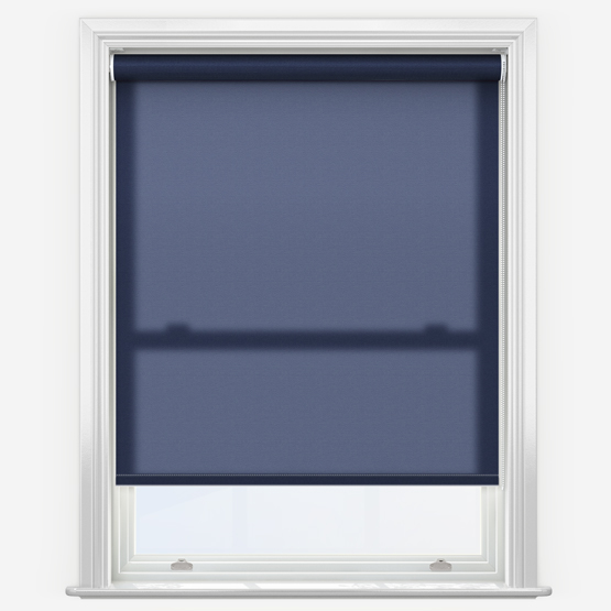 Deluxe Plain Indigo Roller Blind