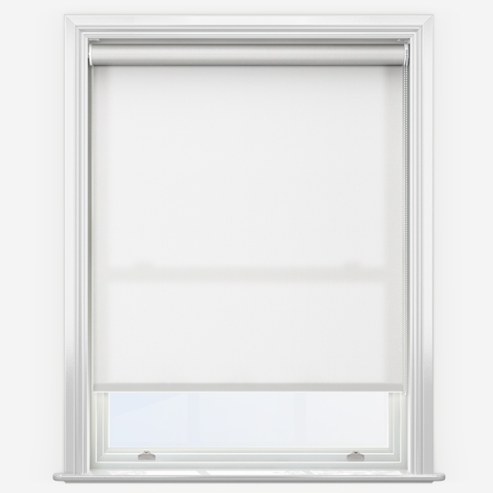 Deluxe Plain Porcelain White Roller Blind