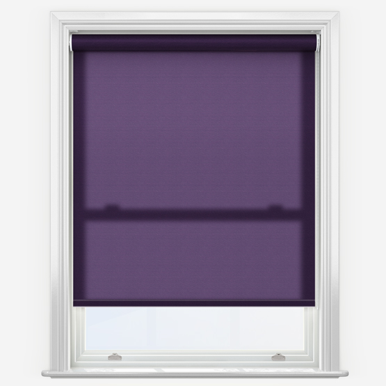 Deluxe Plain Purple Roller Blind