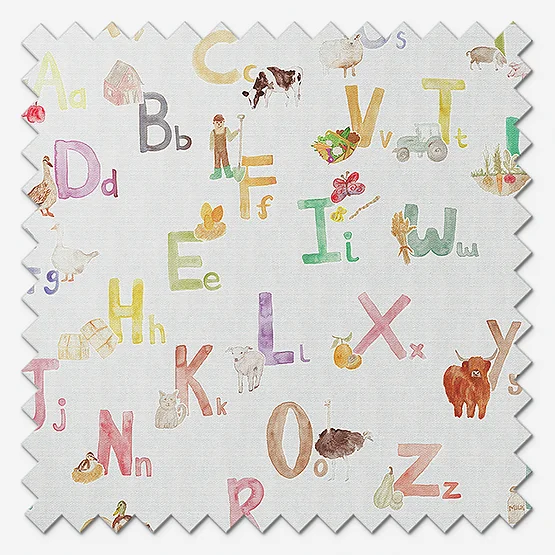 Sonova Studio Farm Alphabet Linen roller