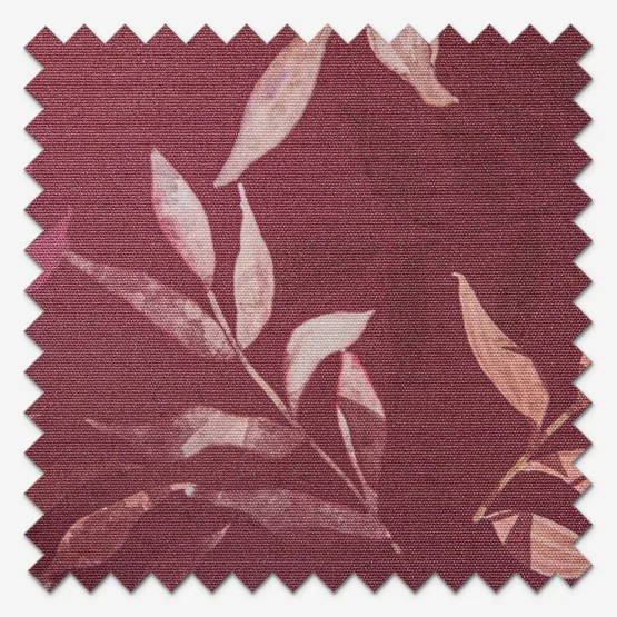 Sonova Studio Kaleidoscope Leaves Berry red roller