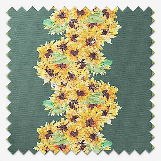 Sonova Studio Sunflower Vine Forest Green roller