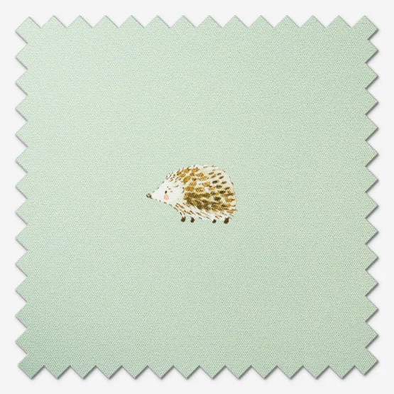 Sophie Allport Woodland Hedgehog Sage Green roller