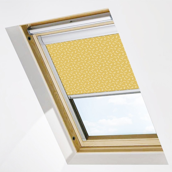 Sonova Studio Macaroni Sunshine Yellow roof_blind