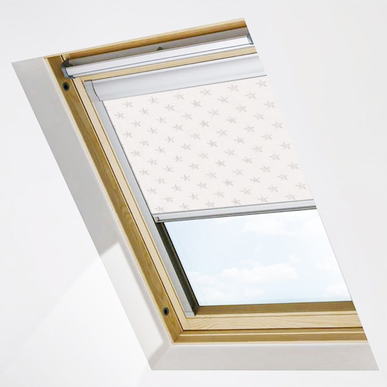 Sonova Studio Stars Soft Grey Roof Blind