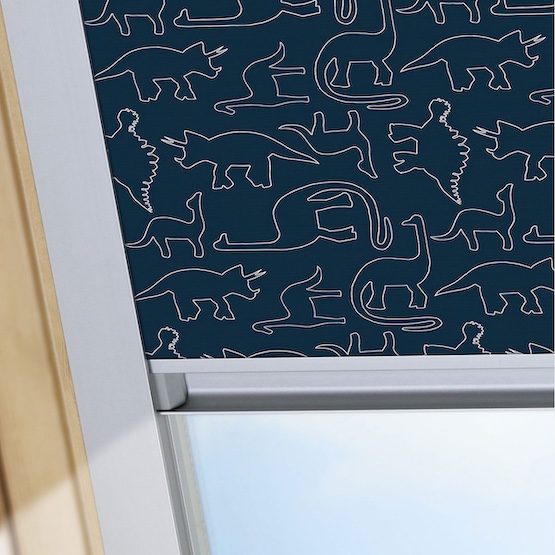 Sonova Studio DinoLine Navy roof_blind