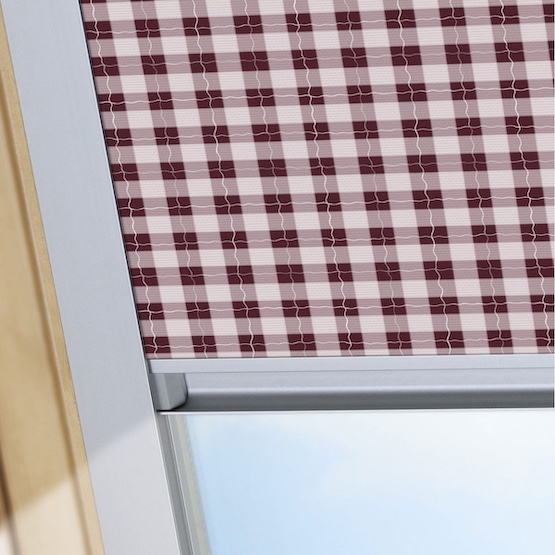 Sonova Studio Gingham Berry roof_blind