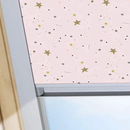 Essentials Stars Blush roof_blind
