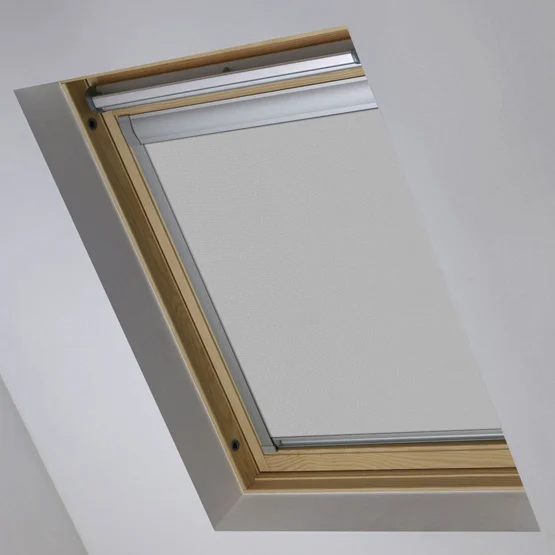 Essentials Light Grey Blackout roof_blind