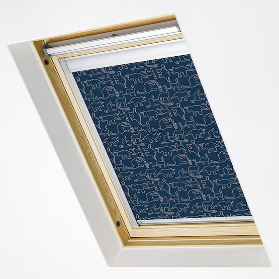 Sonova Studio DinoLine Navy roof_blind