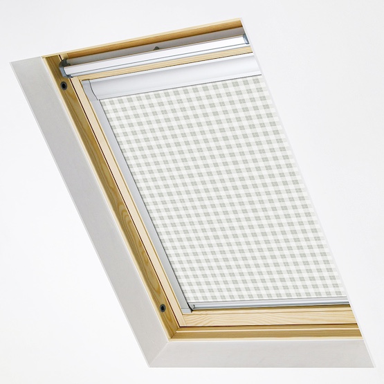 Sonova Studio Gingham Sage roof_blind