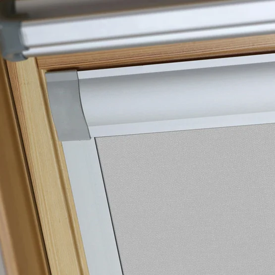 Essentials Light Grey Blackout roof_blind