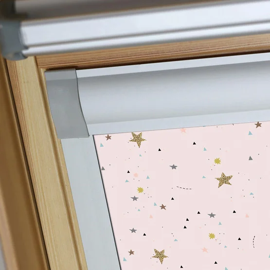 Essentials Stars Blush roof_blind
