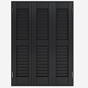 Premier Matt Black Shutter