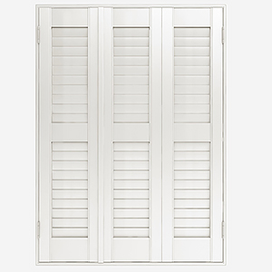 WoodLux Eggshell White Shutter | Shutters Direct