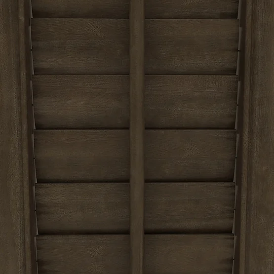 Premier Dark Walnut shutter