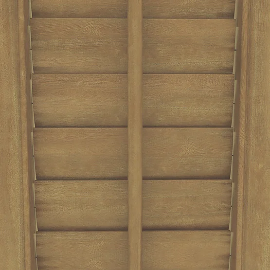 Premier Natural Oak shutter
