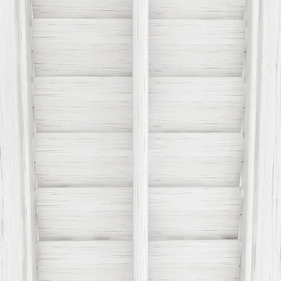 Premier White Grain shutter
