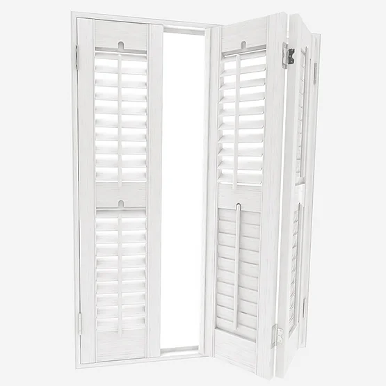 Premier White Grain shutter