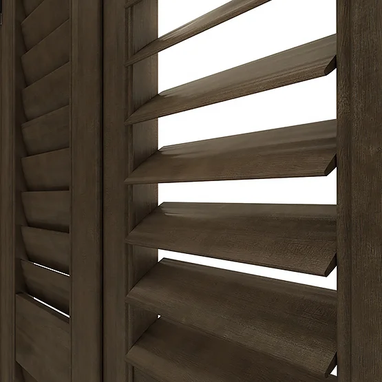 Premier Dark Walnut shutter