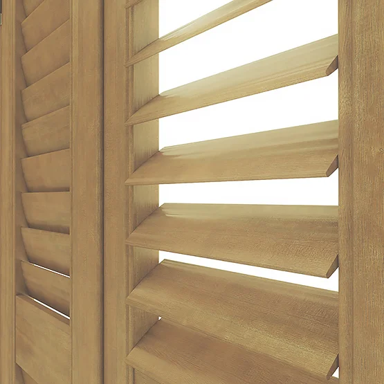 Premier Natural Oak shutter