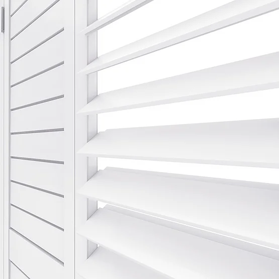 Woodlux Prive Bright White shutter