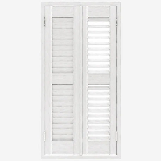 Premier White Grain shutter