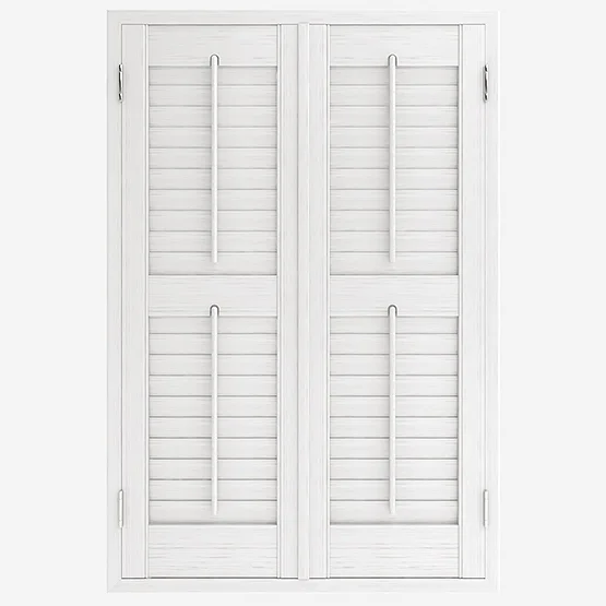 Premier White Grain shutter