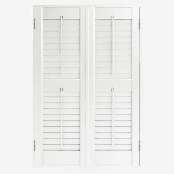 WoodLux Silk White shutter