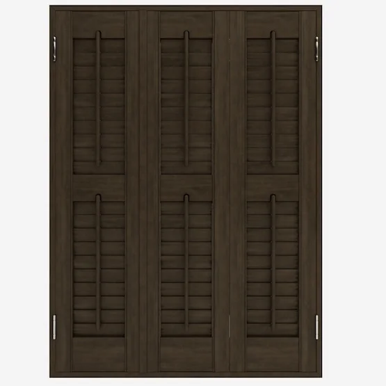 Premier Dark Walnut shutter