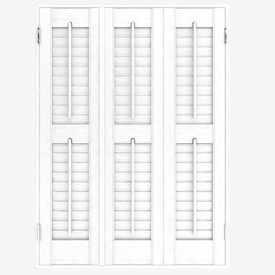 Premier White Grain shutter