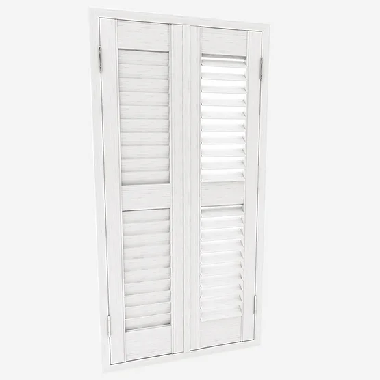 Premier White Grain shutter