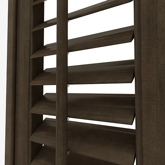 Premier Dark Walnut shutter
