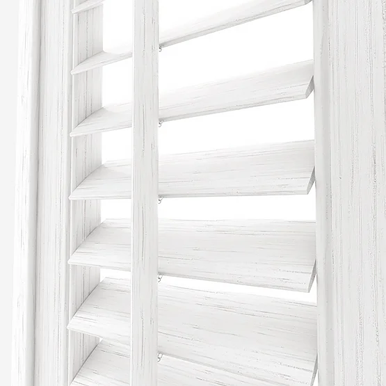 Premier White Grain shutter