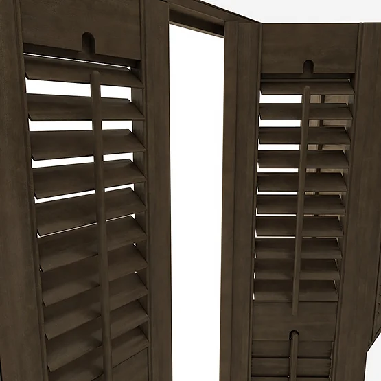 Premier Dark Walnut shutter