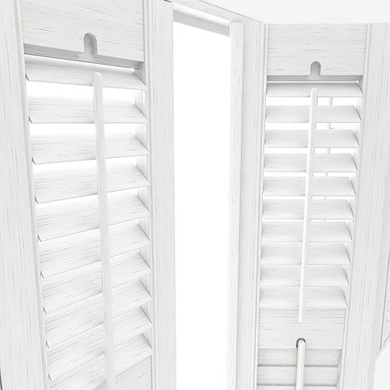 Premier White Grain shutter