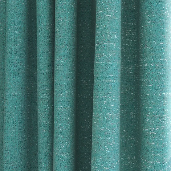 Glimmer Teal curtain