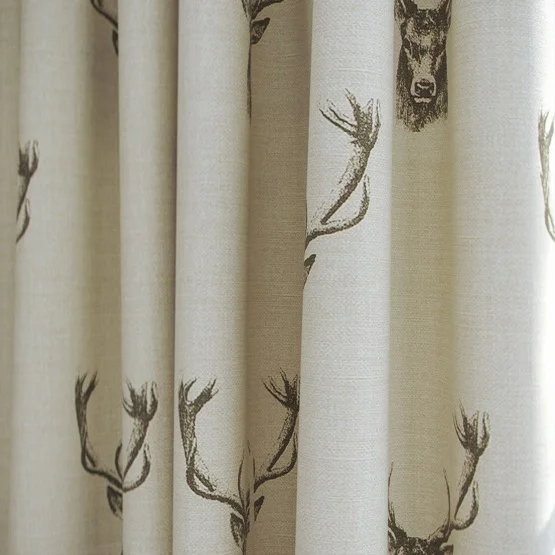 Stag Grey curtain