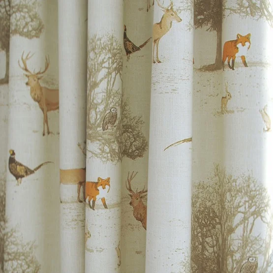 Tatton Autumn curtain