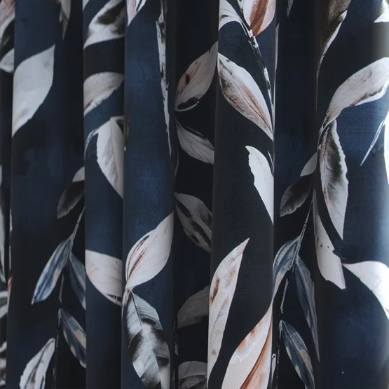 Madrid Navy curtain