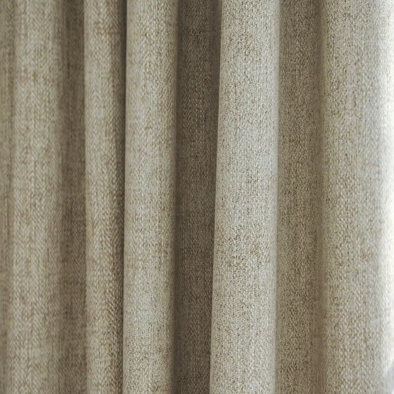 Malaga Herringbone Mink curtain