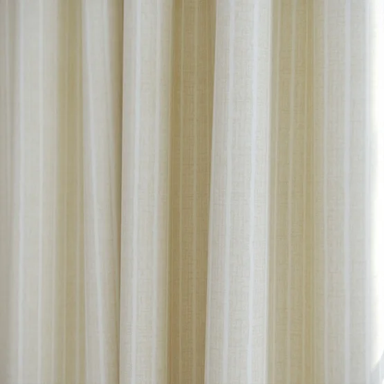 Pencil Stripe Pebble curtain