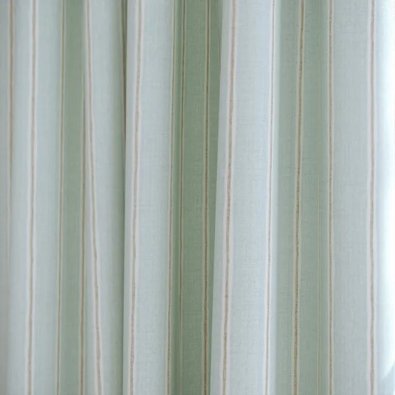 Rowing Stripe Duckegg curtain