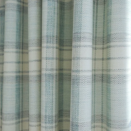 Shaker Check Wedgewood curtain